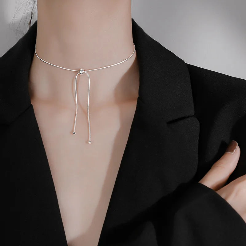 Adjustable Snake Chain Necklace for Women