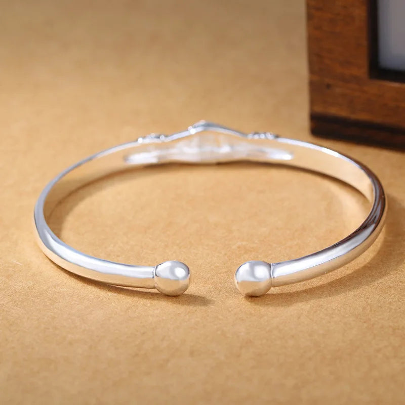 Vintage Handshake Bracelet Bangle Wedding Jewelry