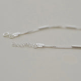 XIYANIKE Silver Double Layer Wild Jewelry Bracelet for Women