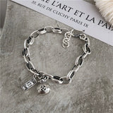 XIYANIKE Retro Dollar Purse Lucky Bag Chain Bracelet