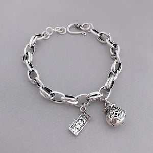 XIYANIKE Retro Dollar Purse Lucky Bag Chain Bracelet
