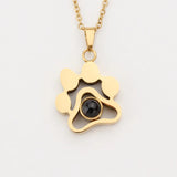 Photo Projection Pendant Necklace Pets Gift