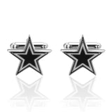 XKZM Five-pointed star Cufflinks for Men Dad Wedding Favors