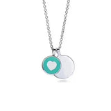 TFB 925 Sterling Silver Pink Necklace Women's Jewelry