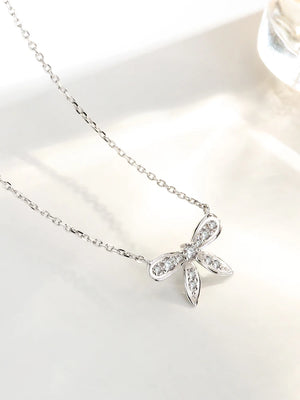 High Austrian Goose Gemstone Pendant Necklace Sterling Silver