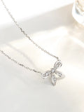High Austrian Goose Gemstone Pendant Necklace Sterling Silver