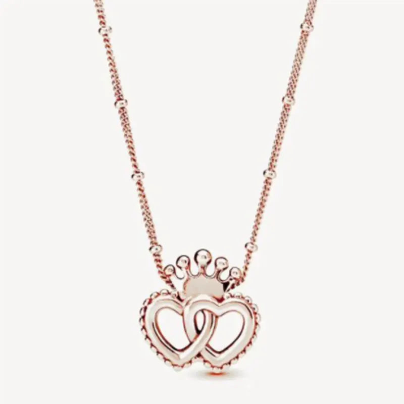 Sterling Silver Butterfly Key Flower Necklace