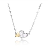 Sterling Silver Butterfly Key Flower Necklace