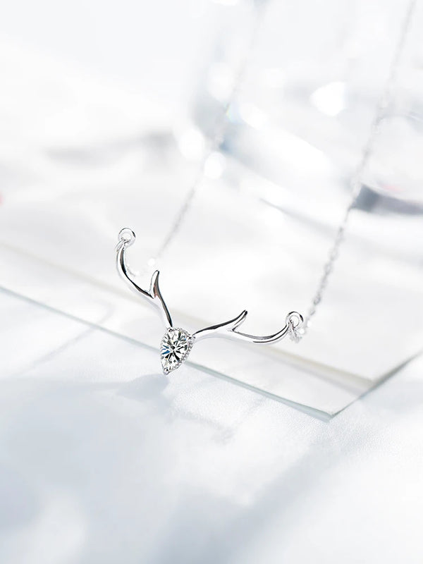 Austrian Goose Gemstone Pendant Necklace Sterling Silver