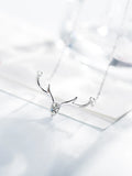 Austrian Goose Gemstone Pendant Necklace Sterling Silver