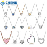 925 Sterling Silver Hollow Love Snake Bone Chain Pattern Rose Remoli Necklace