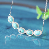 S925 Sterling Silver Hetian Jade South Red Agate Turquoise Necklace