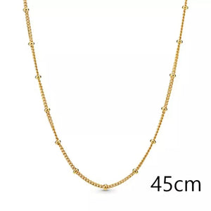 Silver 925 Necklace for Women Adjustable MultiSize Colorful Jewelry