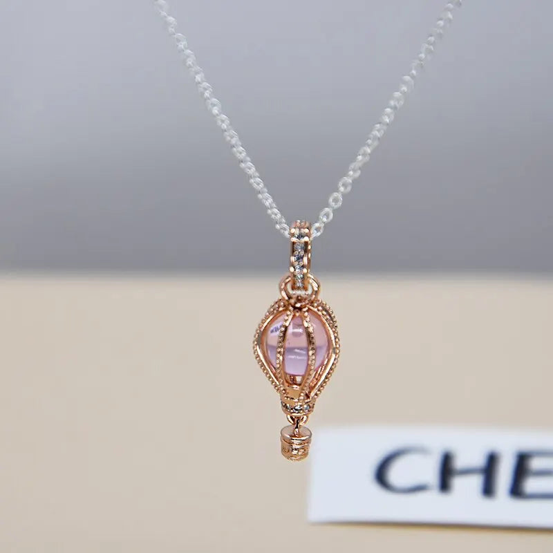 Adjustable MultiSize Colorful Necklace for Women 925 Sterling Silver