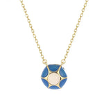 S925 Sterling Silver Hetian Jade Mushroom Necklace for Women