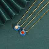 S925 Sterling Silver Hetian Jade Mushroom Necklace for Women