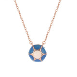 S925 Sterling Silver Hetian Jade Mushroom Necklace for Women