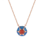 S925 Sterling Silver Hetian Jade Mushroom Necklace for Women