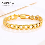 8.5mm Cold Chain Bracelets Pure Plated for Women Men 1:1 XP Jewelry