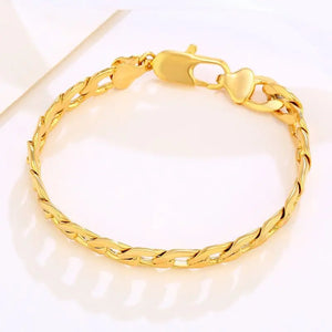 8.5mm Cold Chain Bracelets Pure Plated for Women Men 1:1 XP Jewelry