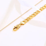 8.5mm Cold Chain Bracelets Pure Plated for Women Men 1:1 XP Jewelry