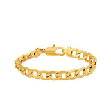 8.5mm Cold Chain Bracelets Pure Plated for Women Men 1:1 XP Jewelry