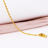 24k Pure Lovely Wave Bracelets For Women