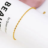 24k Pure Lovely Wave Bracelets For Women