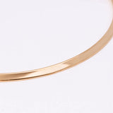 XP Jewelry 18k Men's Smooth Collar Necklace 41cm x 5mm