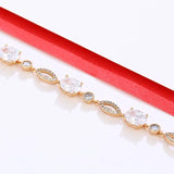 Elegant Zircon Geometry Bracelet For Women
