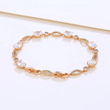 Elegant Zircon Geometry Bracelet For Women