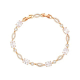 Elegant Zircon Geometry Bracelet For Women