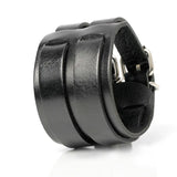 Leather Bracelets Pearl-Clasps Bandage Wrap Charm Bracelet Men Bangles