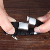 Men's Stainless Steel Leather Bracelet Punk Arrow Pattern Steel Selection