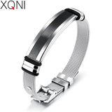 Men's Mesh Strap Stainless Steel Bracelet 16.5-21 CM
