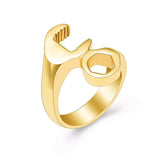 Personalized Wrench Stainless Steel Cremation Ring for Human Ashes