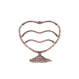 XRHYY Love Heart Shape Jewelry Stand Necklaces Organizer Display Holder
