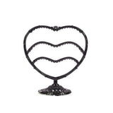 XRHYY Love Heart Shape Jewelry Stand Necklaces Organizer Display Holder