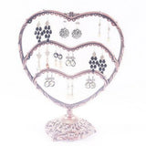 XRHYY Love Heart Shape Jewelry Stand Necklaces Organizer Display Holder