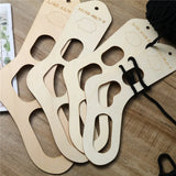 XS-L Natural Wood Sock Blocker DIY Knitting Sock Forms