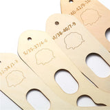XS-L Natural Wood Sock Blocker DIY Knitting Sock Forms