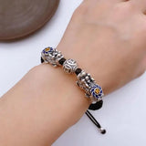 Retro Hand-Woven Pixiu Bracelet for Men and Women