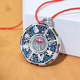 XS Inverted Enamel Pendant Buddha Babao Antique Chaotic National Style