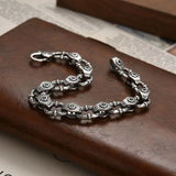 XS Retro Bracelet Personality Eternal Rattan Pattern Diamond Bracelet