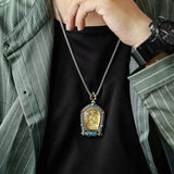 XS Xiangyun Guardian God Ten Thousand Buddhas Chaozong Thangka Pendant