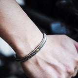 XS2023 Dragon Scale Bracelet Vintage Open Bangle Antique Small Jewelry