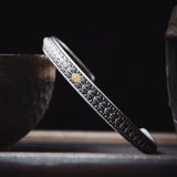 XS2023 Dragon Scale Bracelet Vintage Open Bangle Antique Small Jewelry
