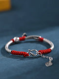 XS2023 Persimmon Ruyi Bracelet Hand-woven Lifeyear Red Bracelet