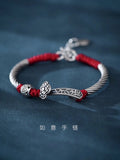 XS2023 Persimmon Ruyi Bracelet Hand-woven Lifeyear Red Bracelet