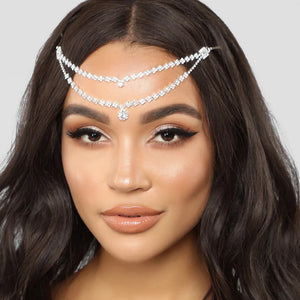 Double Layer Rhinestone Hair Clip Wedding Bridal Accessories